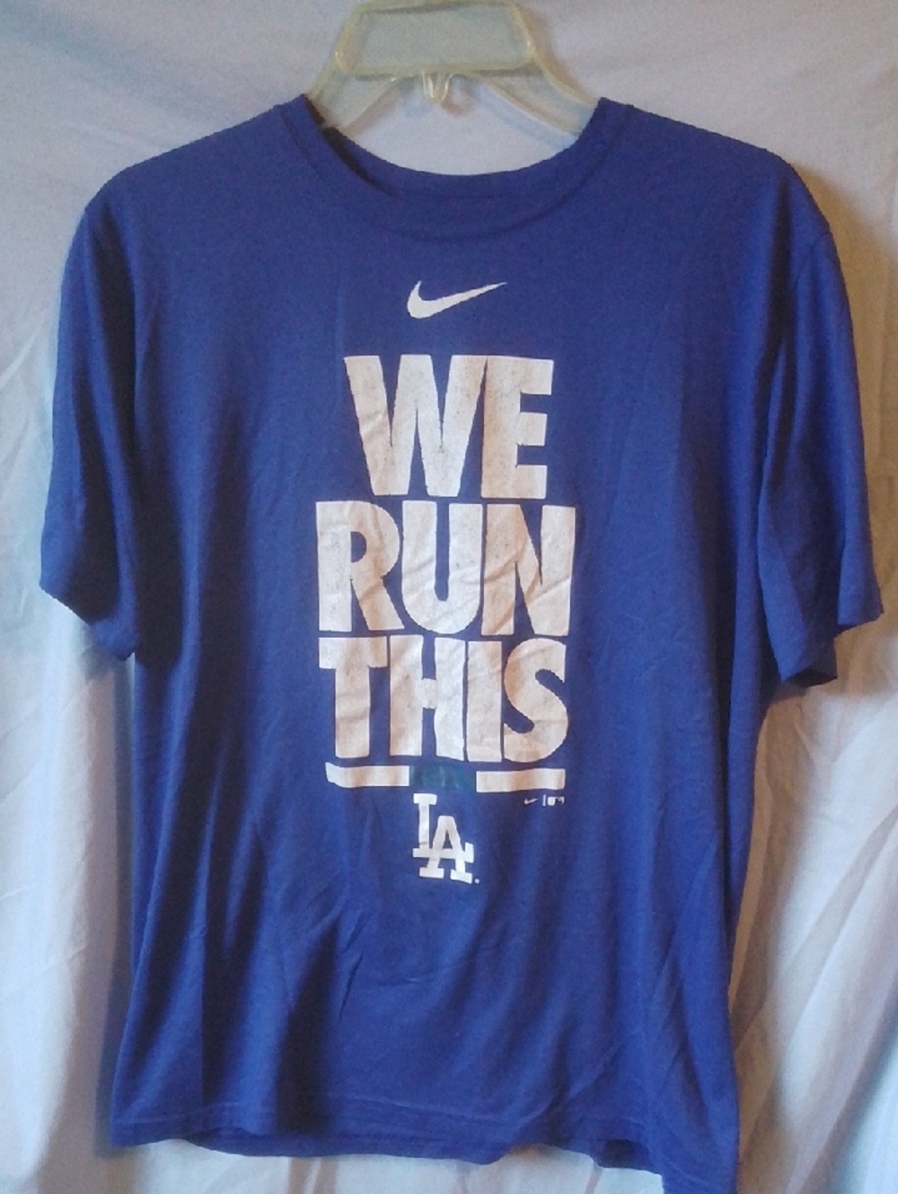 Nike Royal Blue LA "WE RUN THIS" Graphic Tee